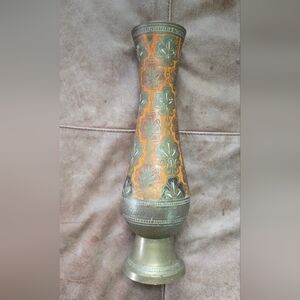 Vintage Solid Brass Vase